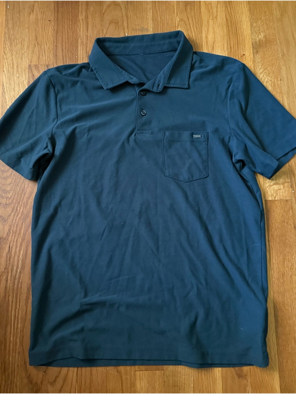 Vuori Ace Polo Shirt Men’s Small Blue Green